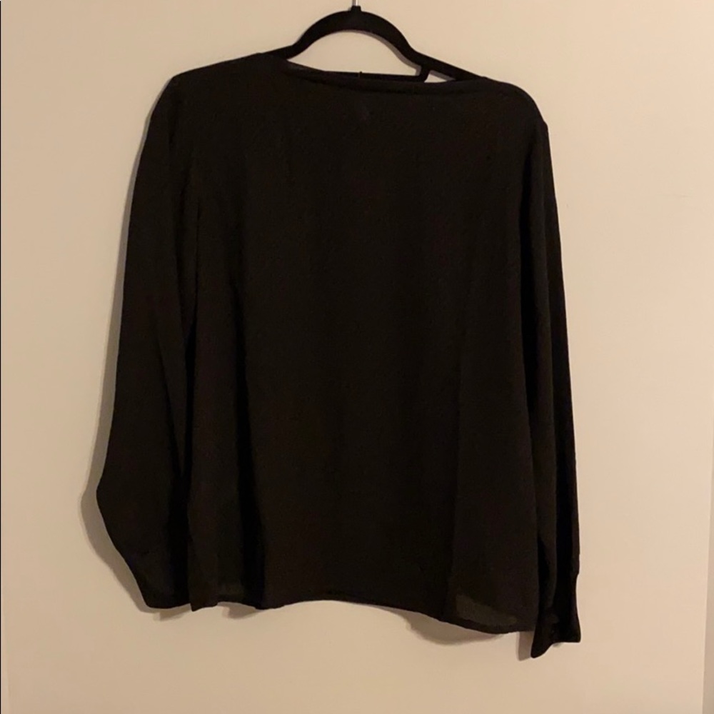 MANGO Black Blouse